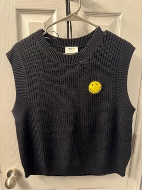 H&M x Smiley Black Vest